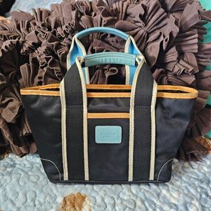 2004 Vintage Coach Y2K Mini Hampton Tote Satchel Purse Bag